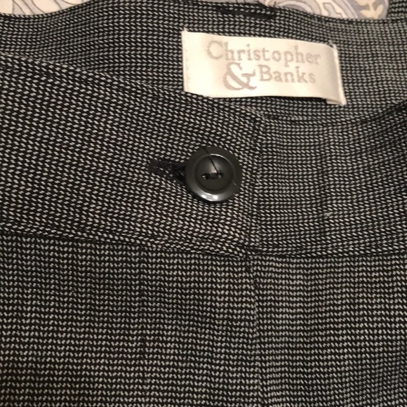 Christopher and Banks Black Stretch Pants Size 14 - Picture 8 of 8